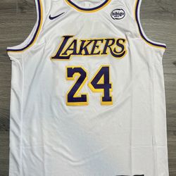 Los Angeles Lakers Kobe Bryant #24 White Jersey 