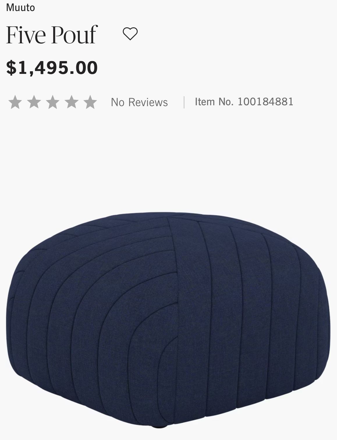 Muuto Ottoman