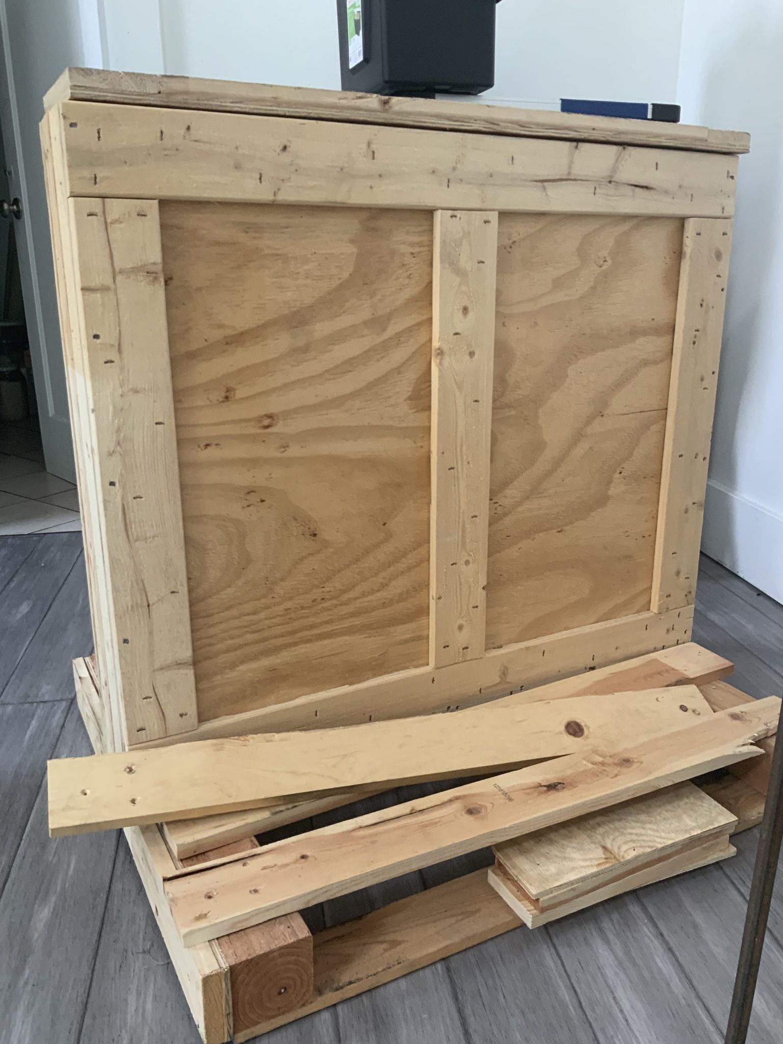 Large Painting Shipping Crate