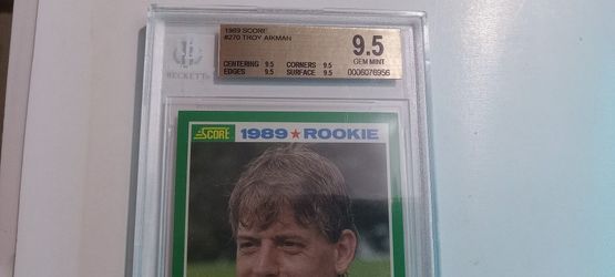 Troy Aikman Rookie Card For Sale