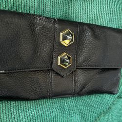 HENRI BENDEL Wristlet stone Clutch rhinestone handbag diamond dress suit purse