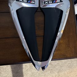 2016 BMW X5M Fender Vents (CHROME)