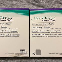 2 Boxes of DuoDerm Hydrocolloid Dressing