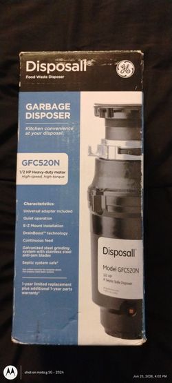 GE Garbage Disposal  - Heavy Duty
