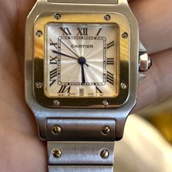 Cartier Santos Galbee 18K/Stainless Steel Watch