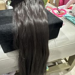 Medium Brown Clip In Hair Extensions