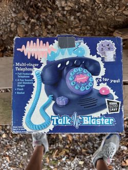 Vintage 1997 Nickelodeon Talk Blaster Telephone – Model N2500 – Original Box