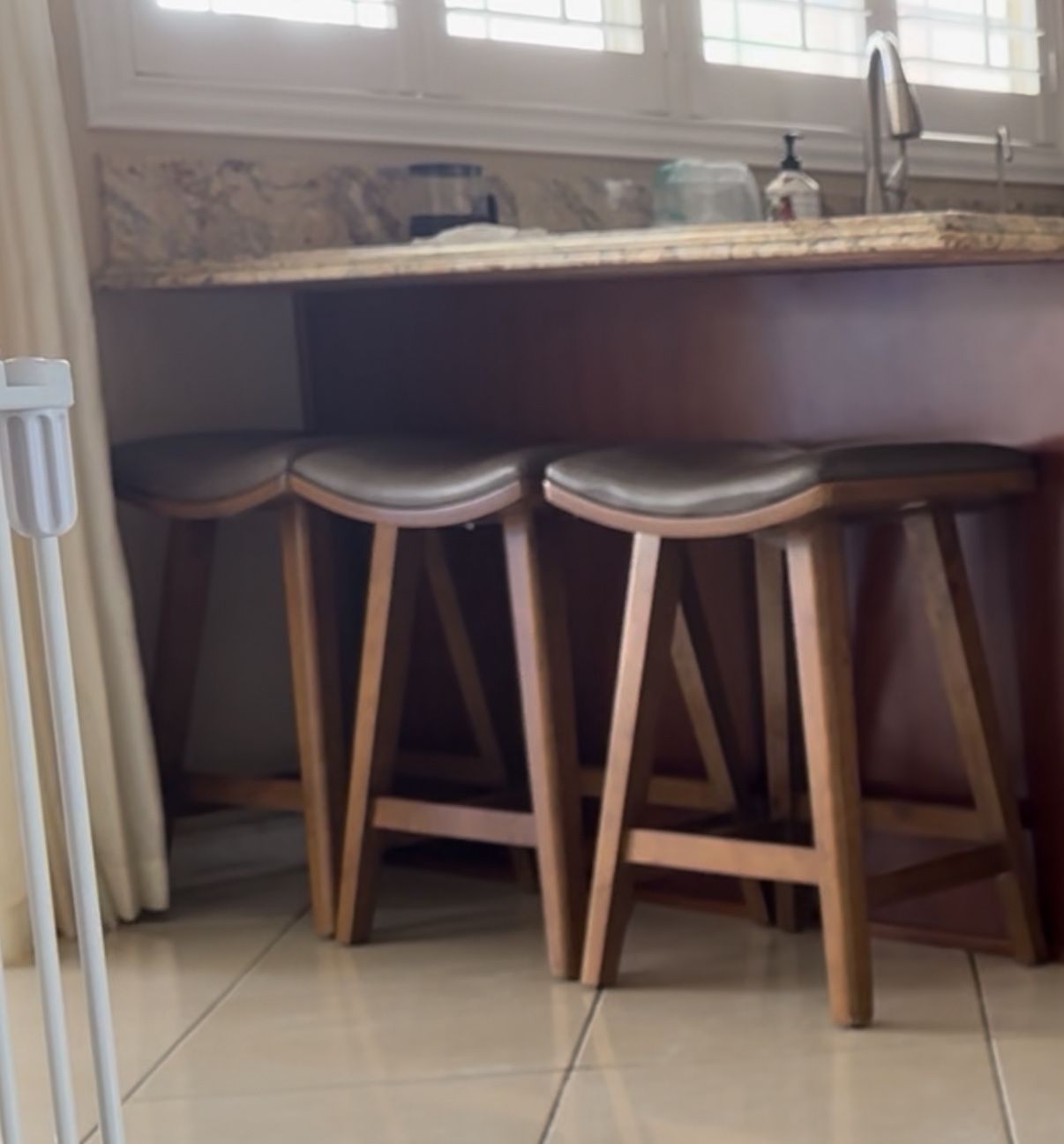 3 Saddle Bar Stools