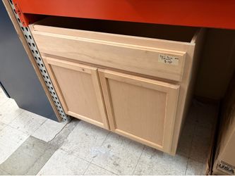 Unfinished sink base cabinets 36 in