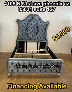 Queen size bed frame brand new
