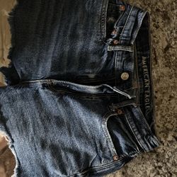American Eagle High Waisted Denim Shorts