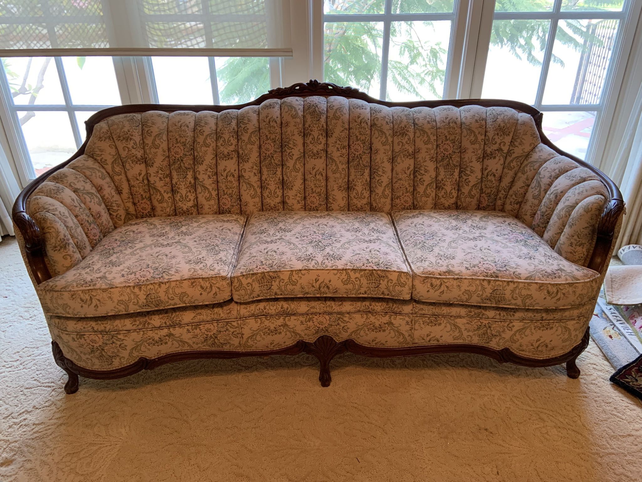 Antique French Provincial sofa