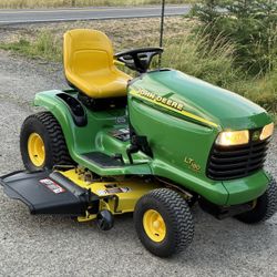 John Deere LT180 Riding Lawn Mower Tractor 48” 17Hp Kawasaki Bagger
