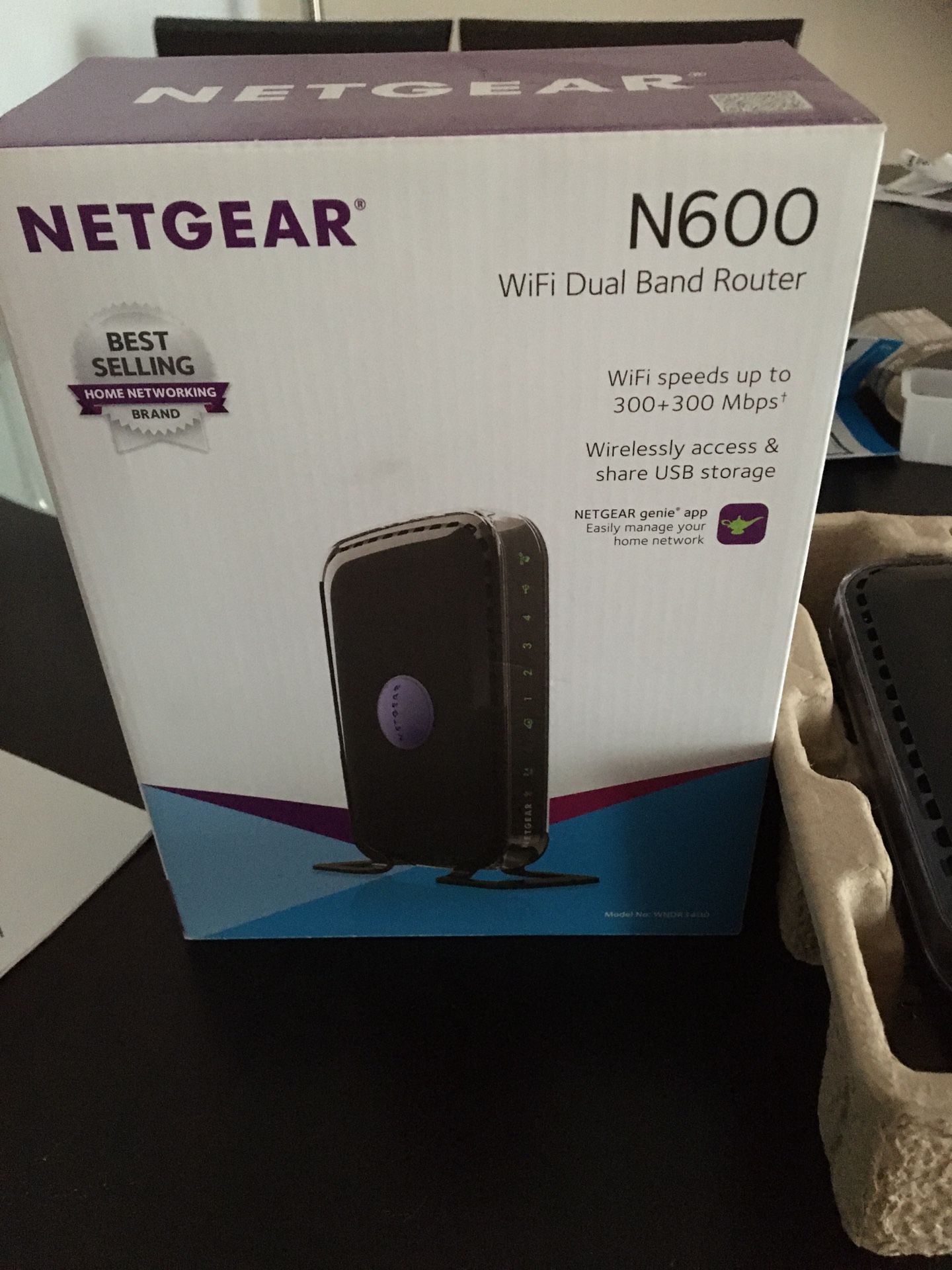 Netgear N600 wifi dual band router