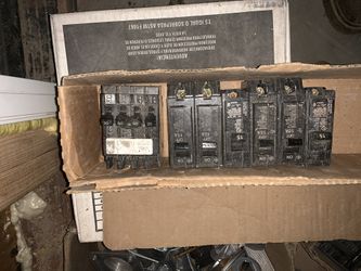 Leftover Electrical Supplies - breakers, riser parts