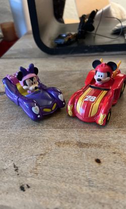 Minnie And Micky Mice Mouse Disney Toy Car Set Just Play 