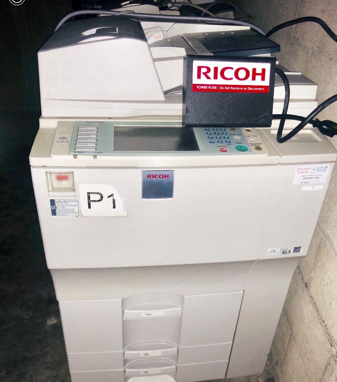 Ricoh Aficio MP 9001 Lazer multifunction Printer A3 Mono Lazer.