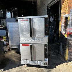 Double stock convection oven 
