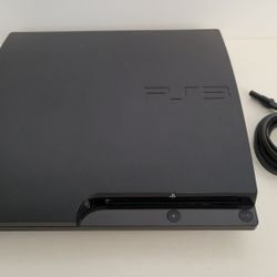 Sony PlayStation 3 PS3 Console System (CECH-3001B) w/ Power Cable! 320 GB Hard Drive! Refurbished & Cleaned! Works Perfectly!