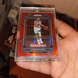 Steph Curry Monopoly Red Prism /99  65obo