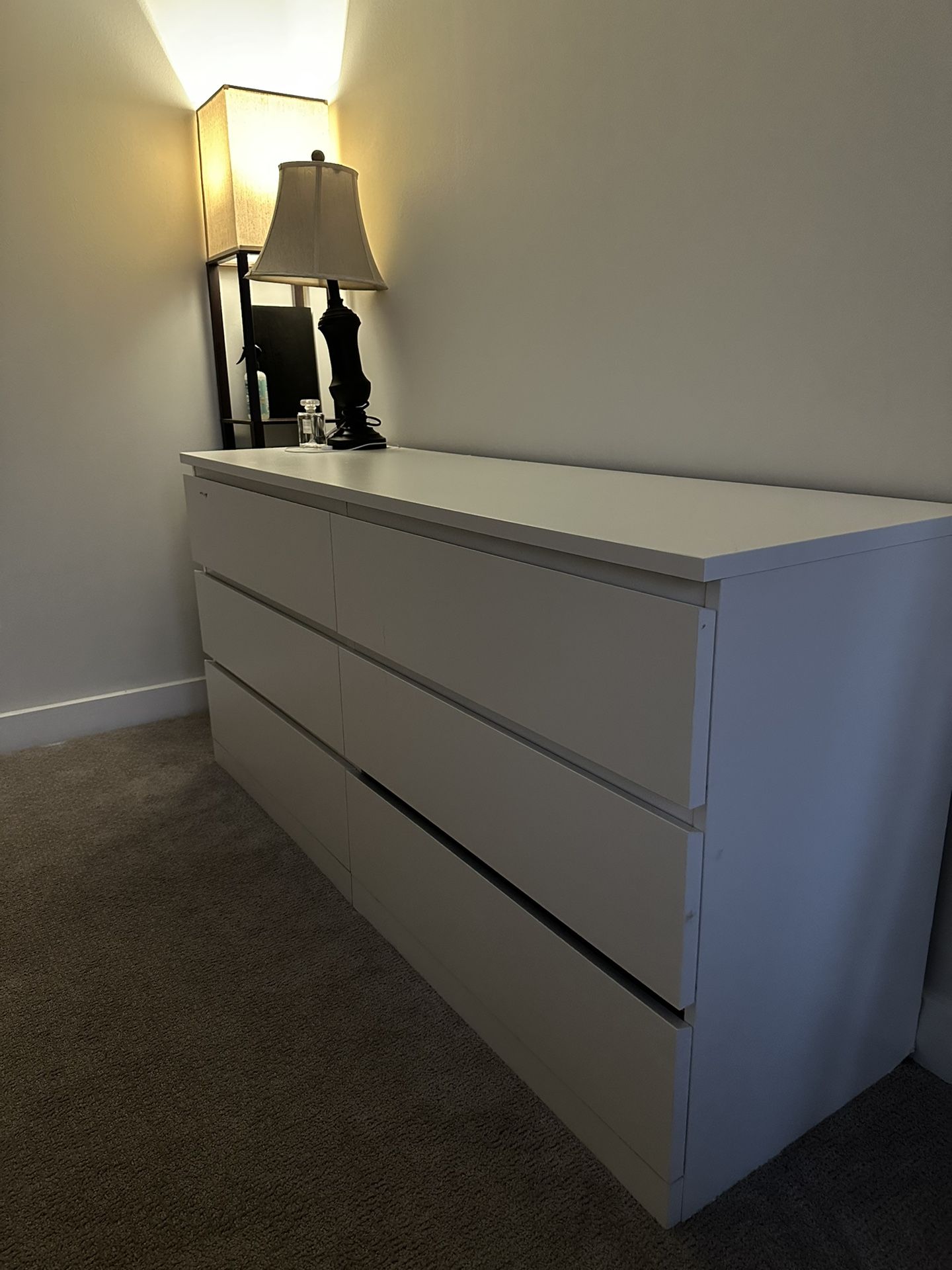6 Drawer Dresser - White