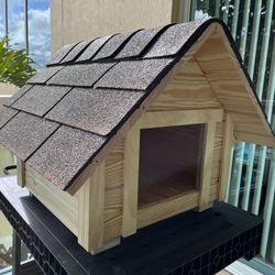 Dog House with Real Roof. Handmade in The USA 