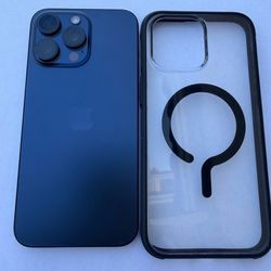 iPhone 15 Pro Max Unlocked - 256GB Blue Titanium