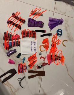 G1 monster high accessories lot