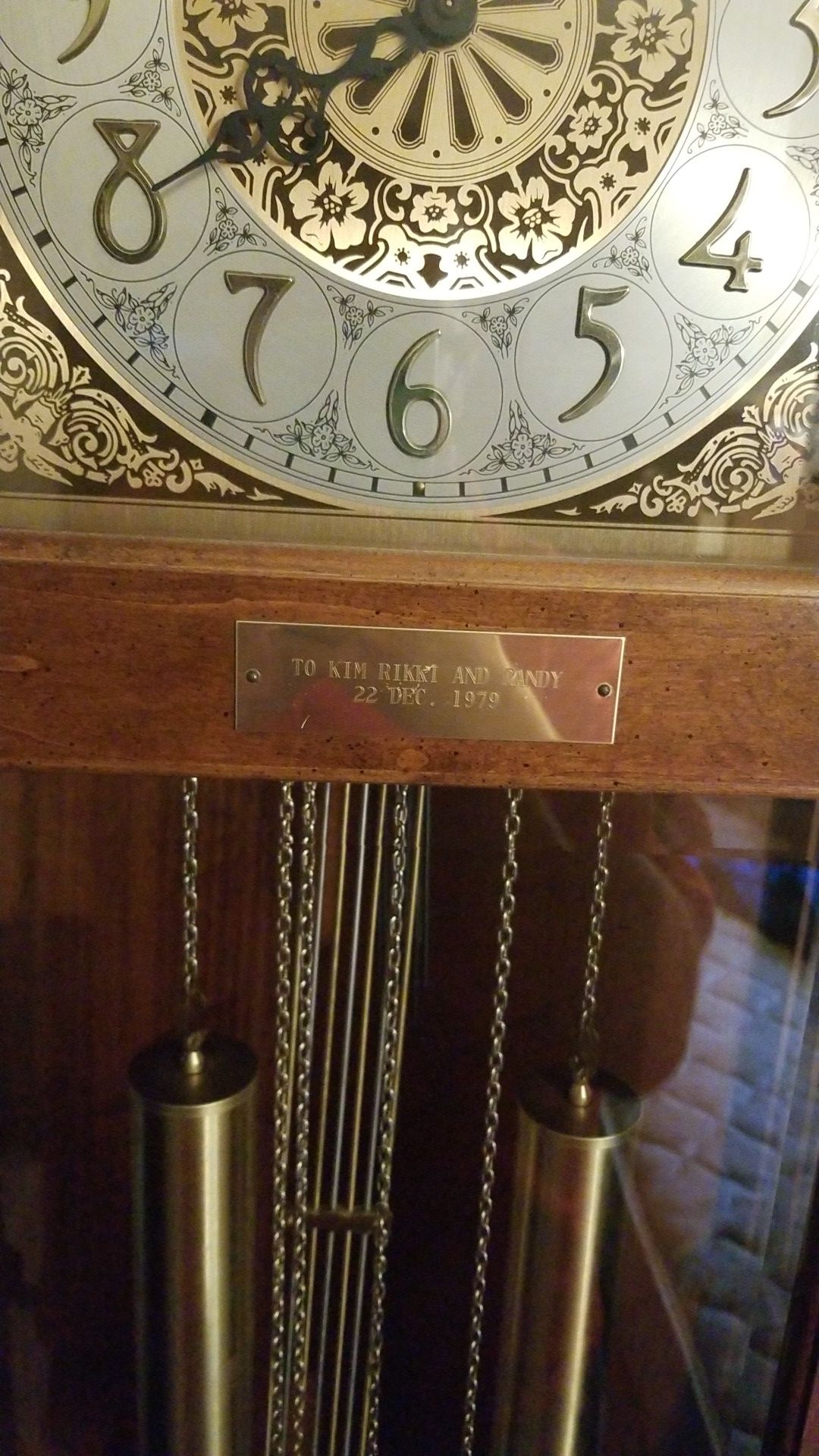 Ridgeway Grandfather clock work great 1979 for Sale in Saint Paul, MN