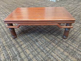 Solid wood small table
