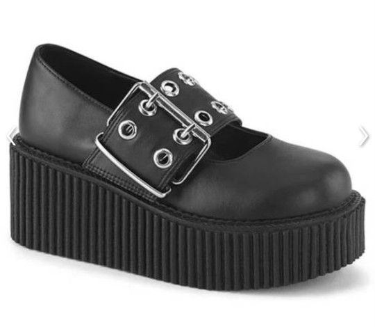 Demonia Gothic Platform Creeper Shoe
