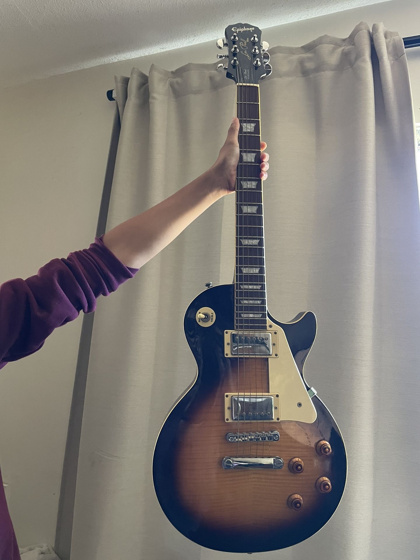 epiphone les paul model standard sunburst