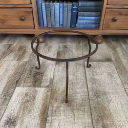Rod Iron Plant Stand 