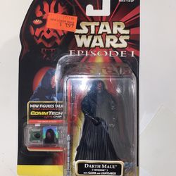 Hasbro Star Wars Episode 1 Darth Maul Action Figure with Comm Tech Chip 1999