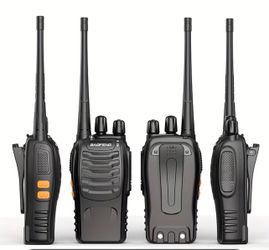 4pcs Walkie Talkie Portable
