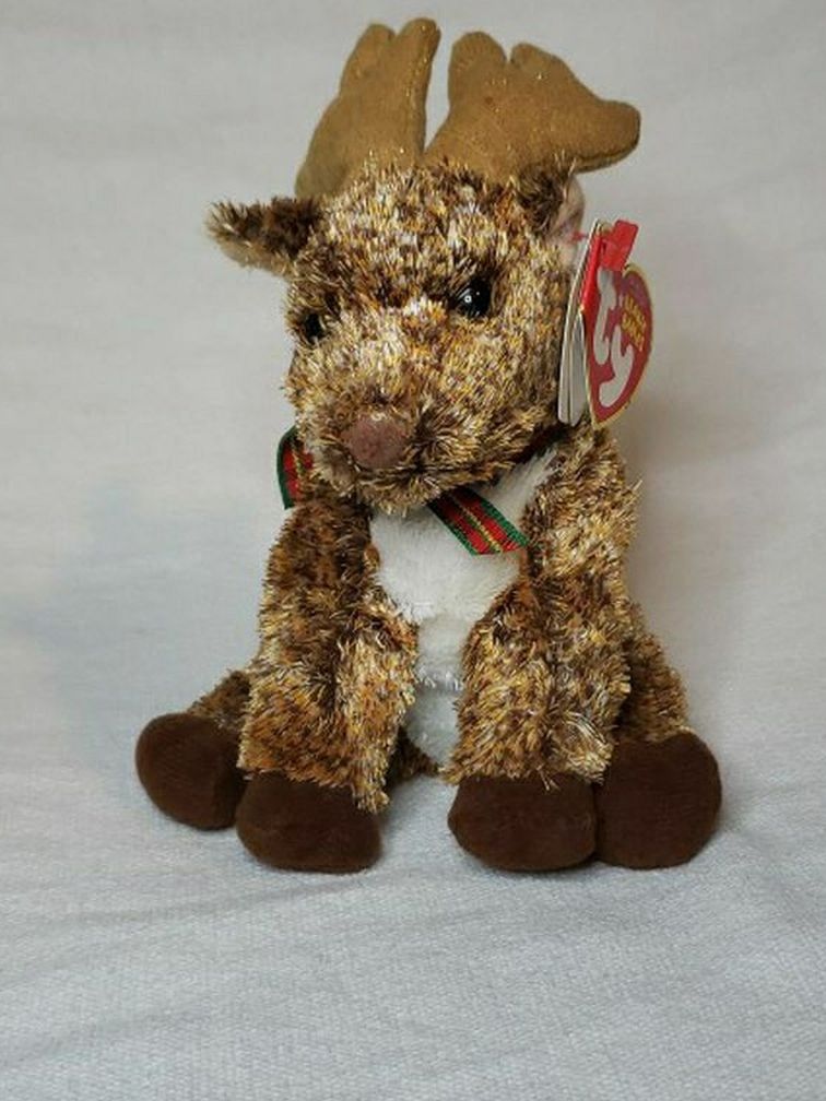 Rooftop The Reindeer TY Beanie Baby