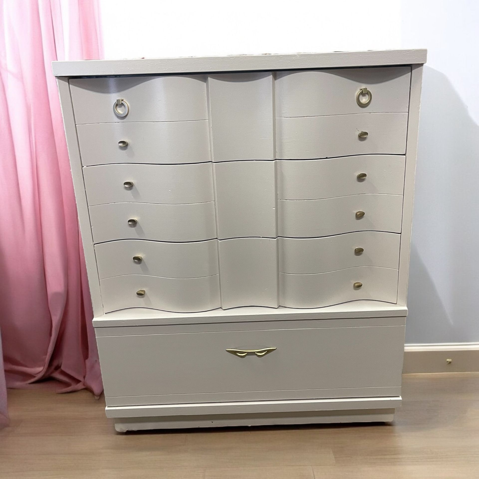 Mid Century Modern Neutral Dresser