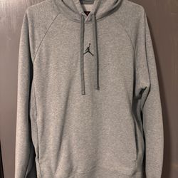 Jordan Men's Sports Dri-FIT Crossover Fleece Hoodie - Carbon Heather