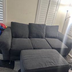 Sofa + Matching Love Seat + Ottoman 