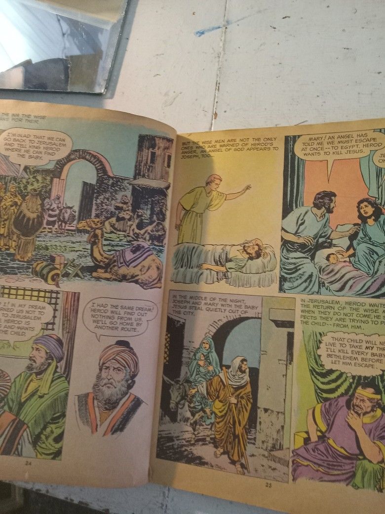 Life Of Jesus Children's Book Vintage 1960's