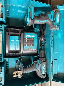 Makita 18v Impact Driver, Drill, Charger and Case