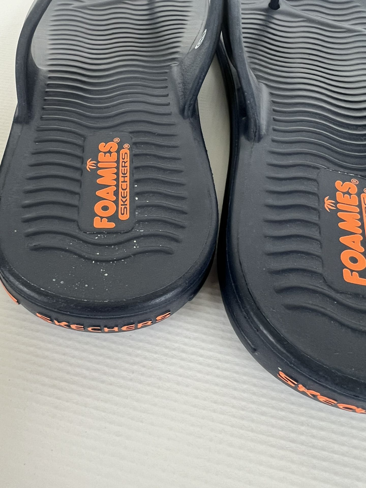 Skechers Foamies Men’s 13 Flip Flops Navy Blue NIB Sandbar Chillax Skechers Foamies Men main image 2