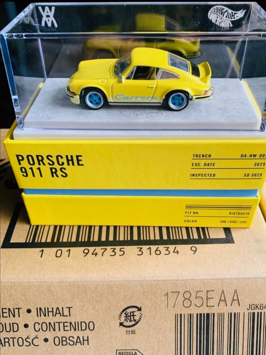 Hot Wheel Exclusive Daniel Arsham 1973 Porsche 911 RSA Limited Edition