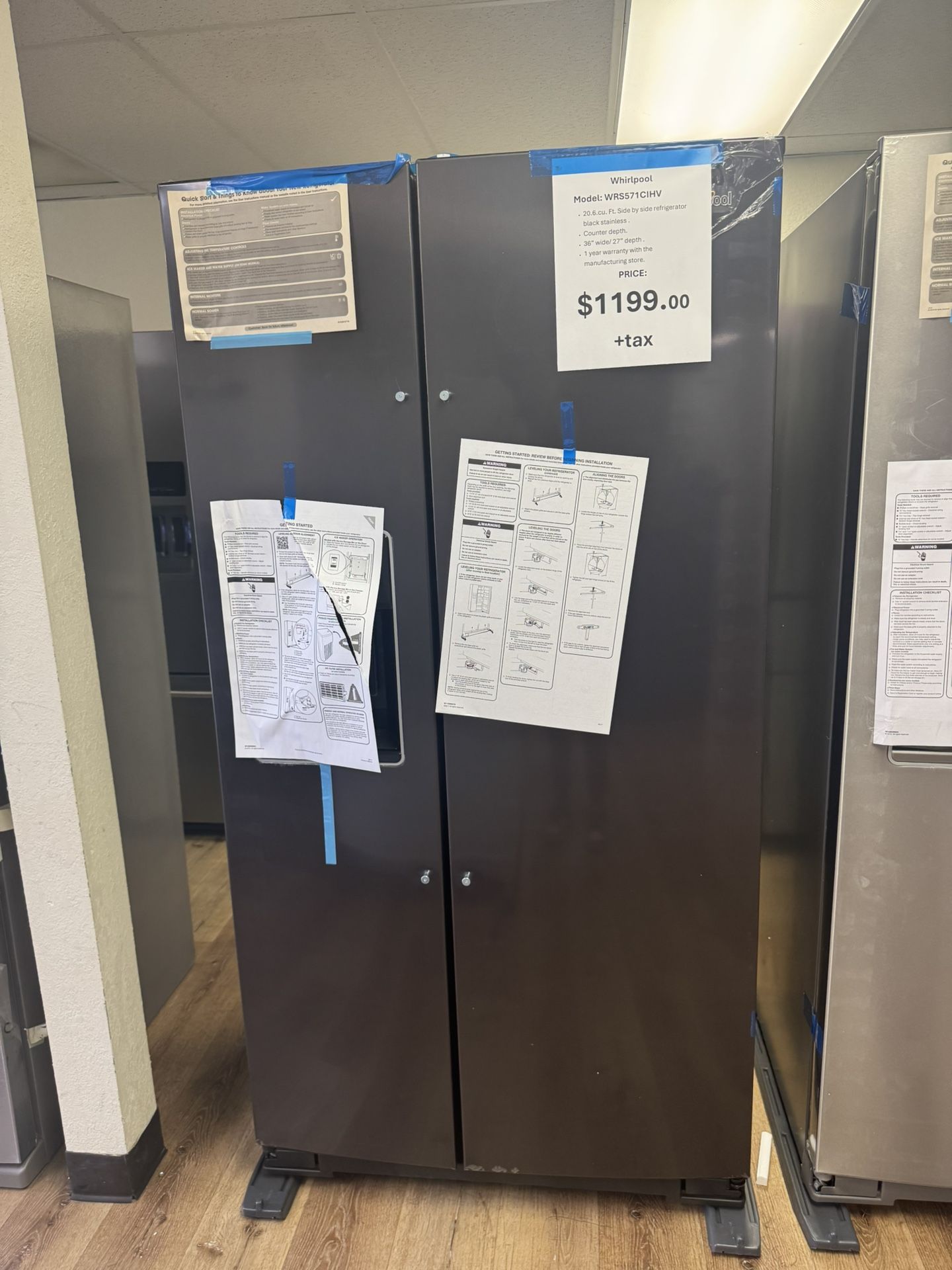 Whirlpool Refrigerator SxS