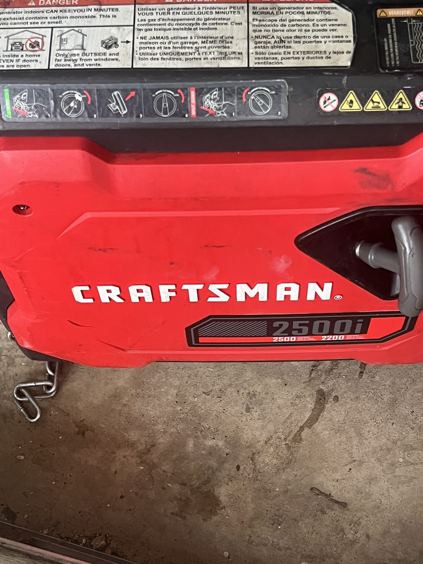Craftsman Generator 2500I