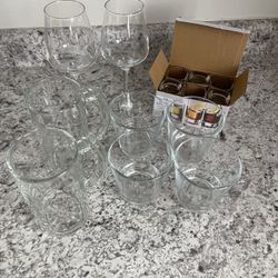 Glass Drinking Set