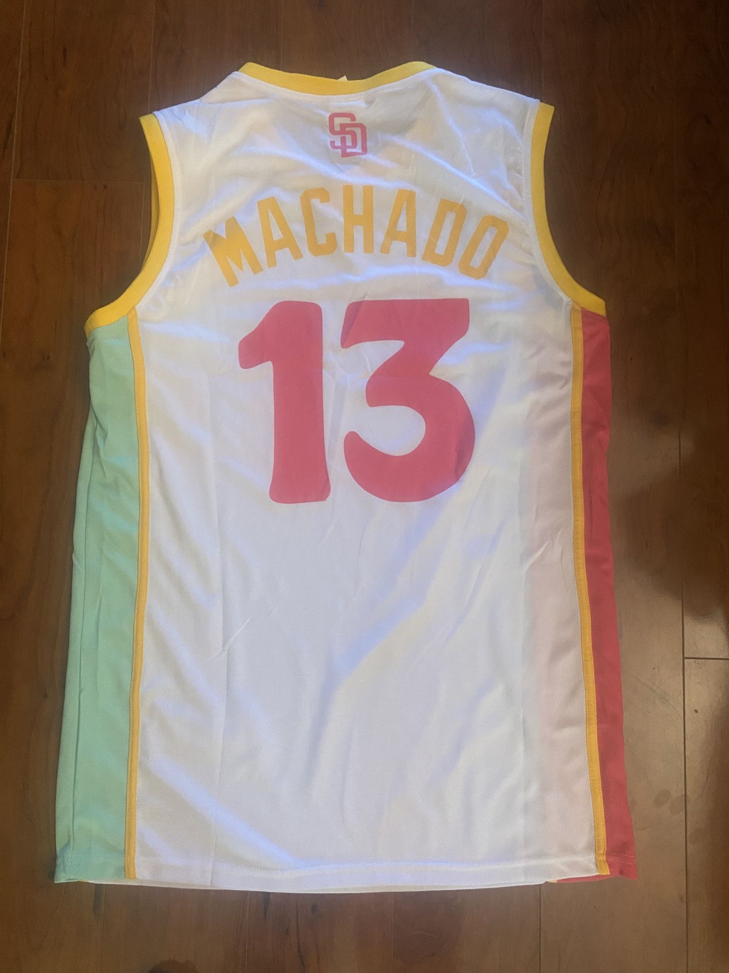San Diego Padres Manny Machado City Connect Basketball Jersey 9/02/25 Size M