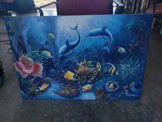 Colorful Picture Dolphin