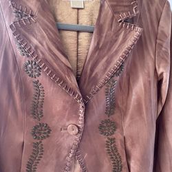 Michael Kors Leather Jacket 