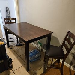 Dining Table And Two Chairs